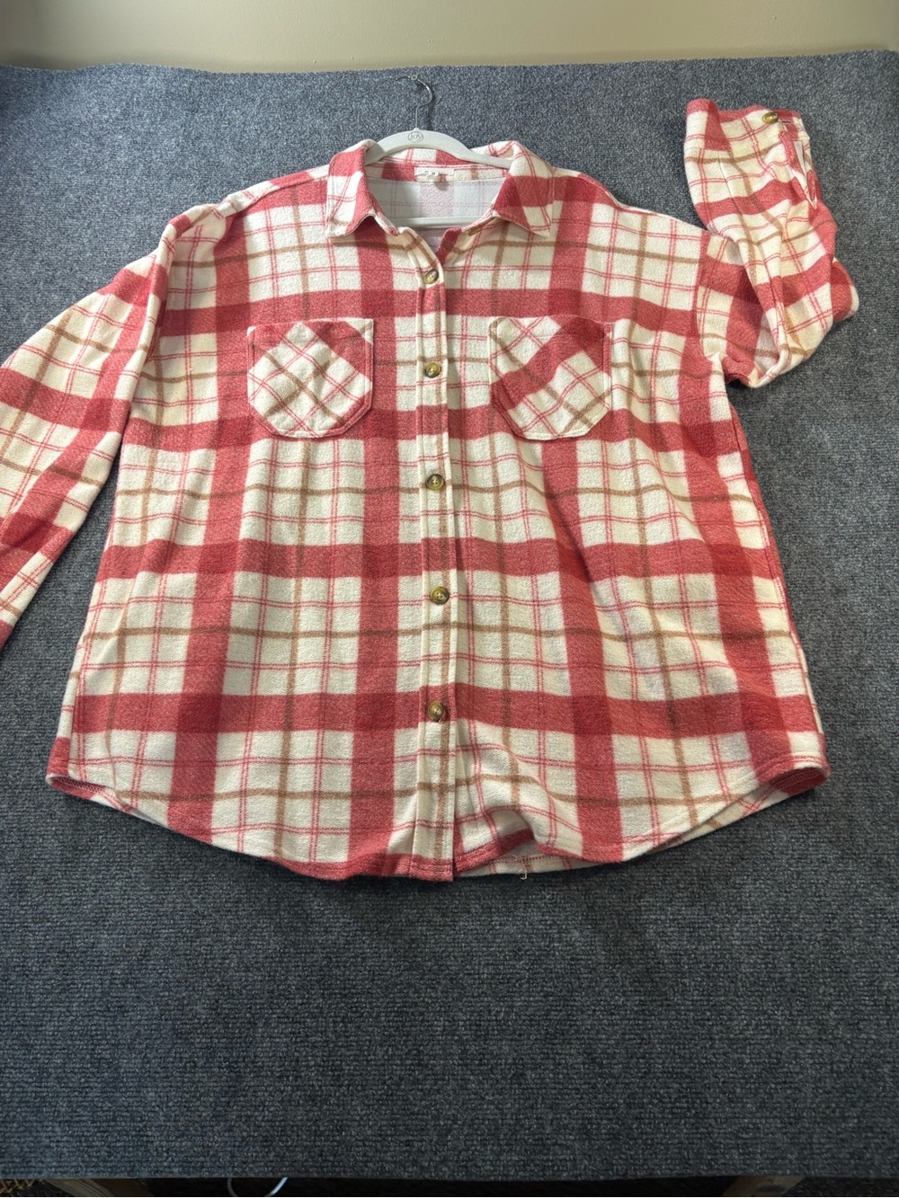 Maurices Plaid Flannel Shacket - size 1X